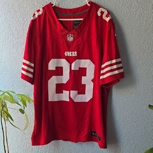 NFL Red and White Jersey with Number 23